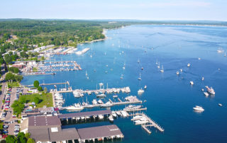 Harbor Springs Aerial in the Petoskey Area of northern Michigan