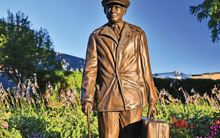 Ernest Hemingway statue in the Petoskey Area
