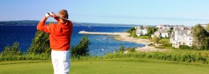 Bay Harbor Golf Club is located on five miles of Lake Michigan shoreline