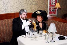 Guests often dress in styles of the era for the Titanic Dinner