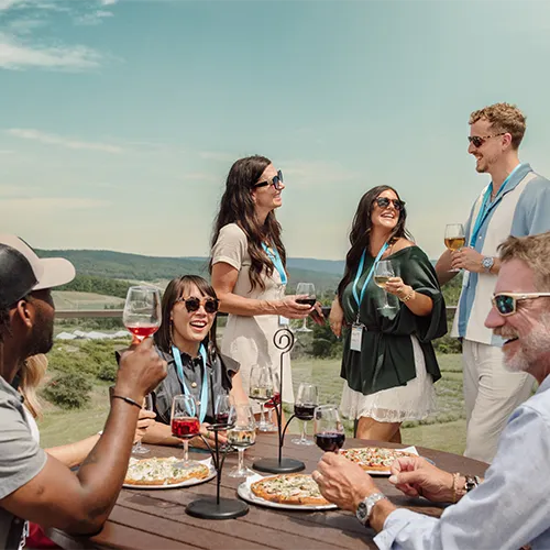 Group Activities CTA Wine event