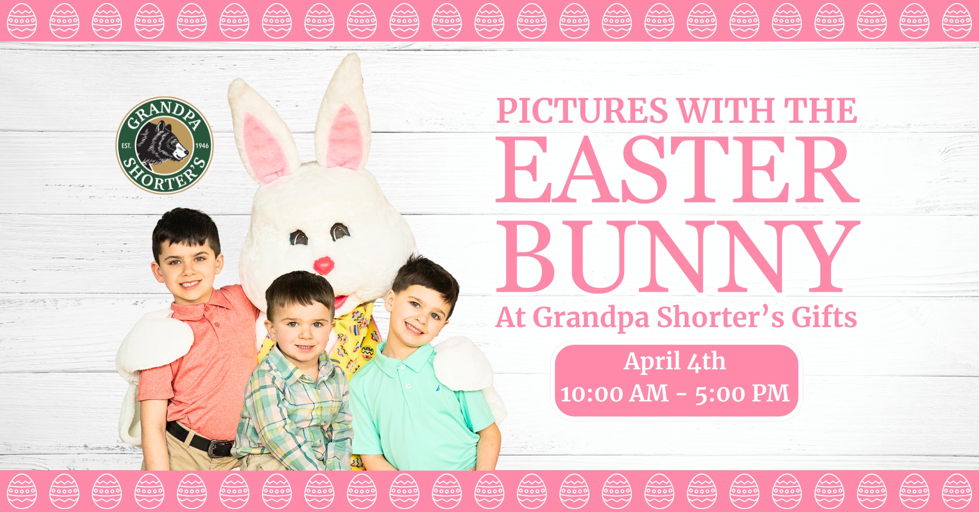 Pictures with the Easter Bunny