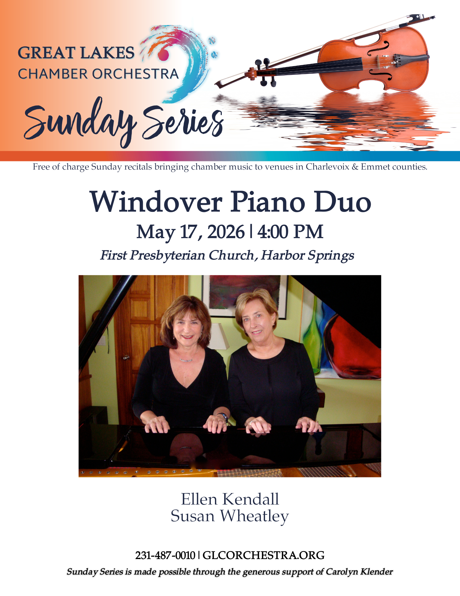 GLCO Presents Windover Piano Duo