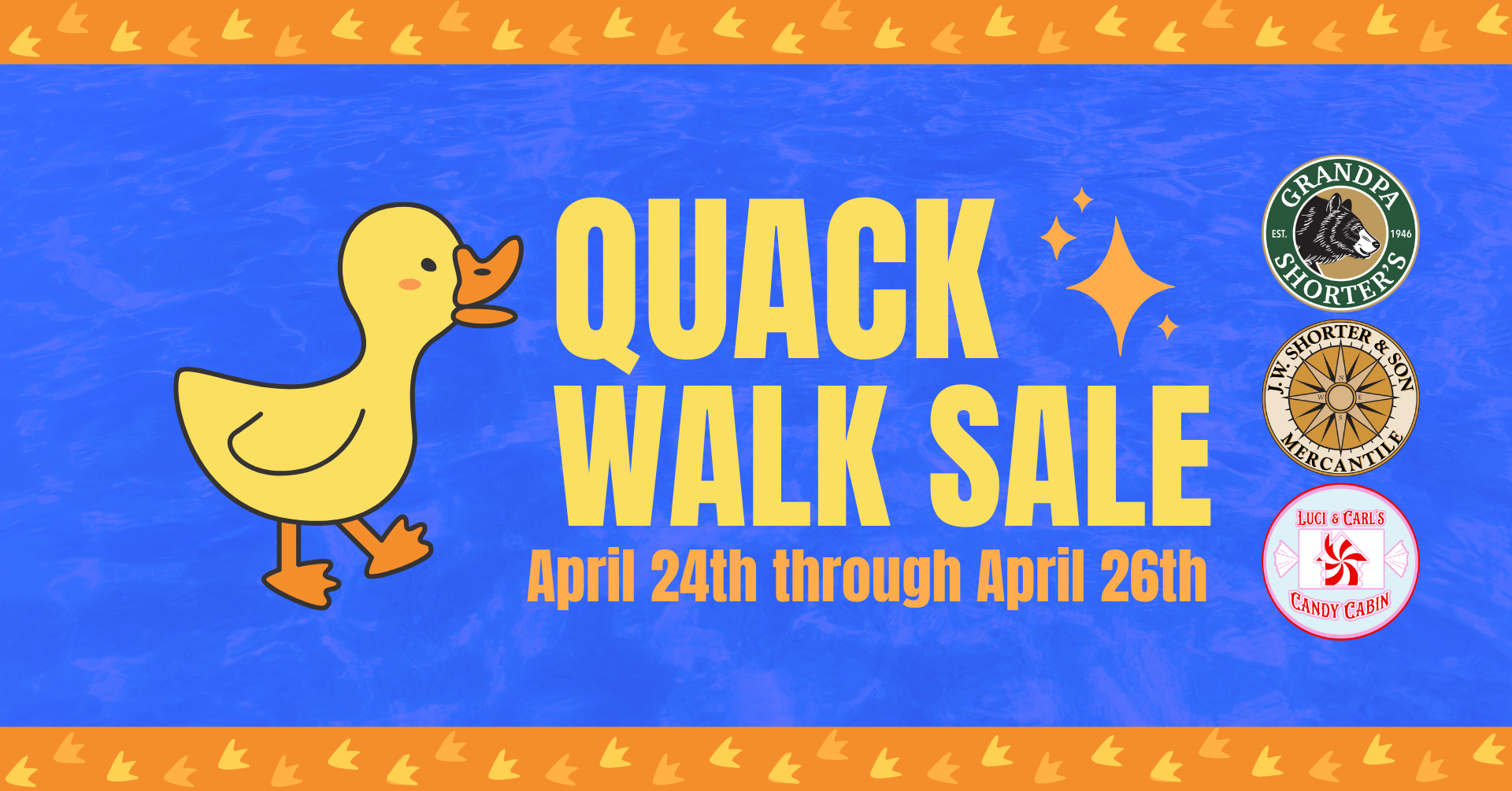 Quack Walk Sale in downtown Petoskey